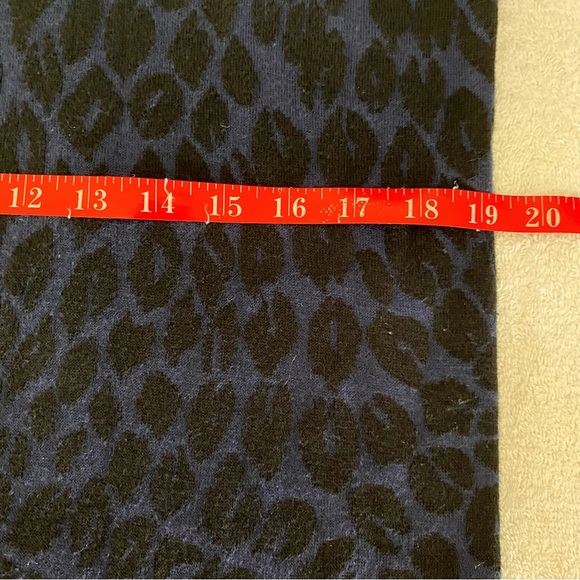 HOBBS London Cashmere blend Leopard Knit Sweater Dress - Picture 9 of 13